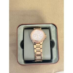 Michael Kors MK7273 Mini Multifunction Rose Gold Tone Stainless Steel Watch